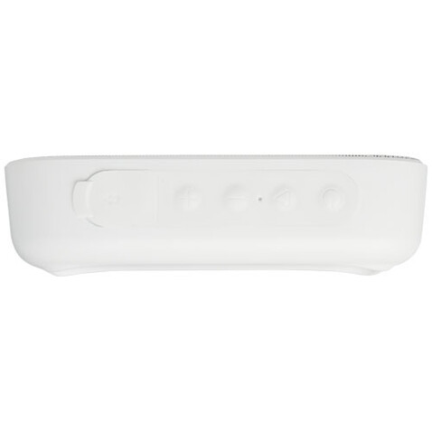 Stark 2.0 Bluetooth® Lautsprecher aus recyceltem Kunststoff, 5W, IPX5, weiss bedrucken, Art.-Nr. 12432001