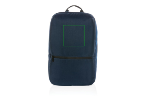 Impact AWARE™ 1200D 15,6-Zoll-Laptop-Rucksack navy blau, grau bedrucken, Art.-Nr. P762.815