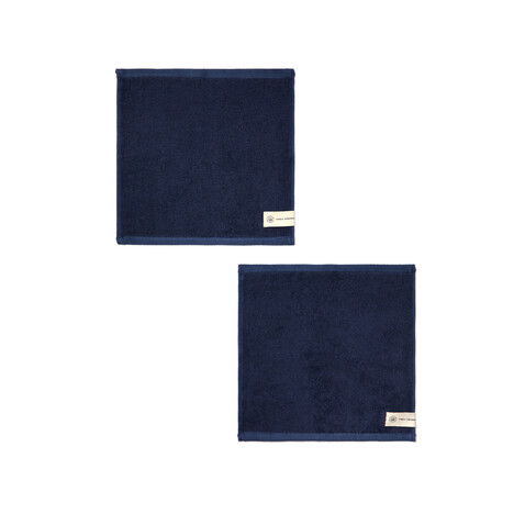 VINGA Birch Handtuch 30x30 blau bedrucken, Art.-Nr. B4500301