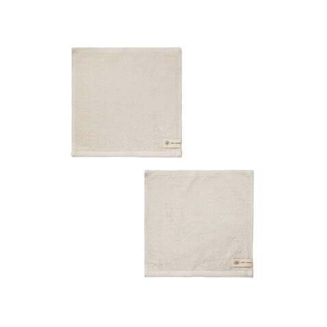 VINGA Birch Handtuch 30x30 weiß bedrucken, Art.-Nr. B4500201