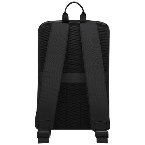 Rise Laptop-Rucksack GRS Recycelt 15,6&quot;, schwarz bedrucken, Art.-Nr. 12069790