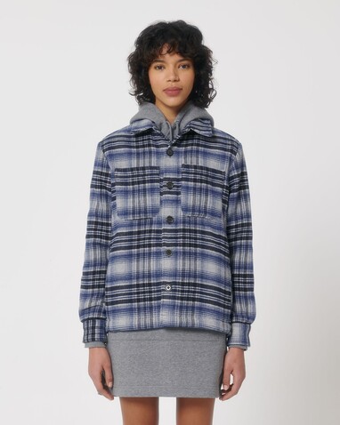 River Check - Worker Blue Check - XL bedrucken, Art.-Nr. STJU950C0931X