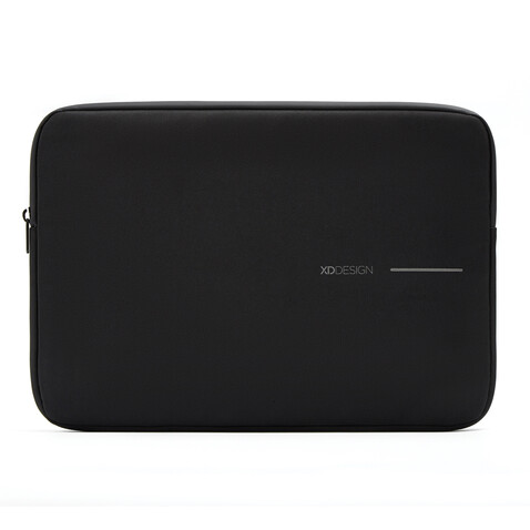 XD Design 14&quot; Laptop Sleeve schwarz, grau bedrucken, Art.-Nr. P706.201