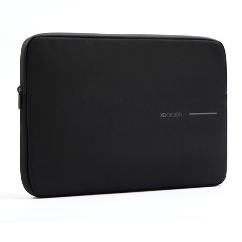 XD Design 16&quot; Laptop Sleeve schwarz, grau bedrucken, Art.-Nr. P706.211