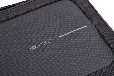 XD Design 14&quot; Laptop Tasche schwarz, grau bedrucken, Art.-Nr. P706.221