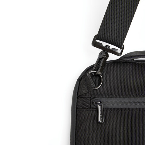 XD Design 16&quot; Laptop Tasche schwarz, grau bedrucken, Art.-Nr. P706.231