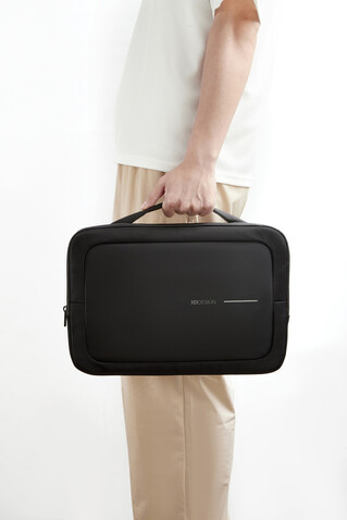 XD Design 16&quot; Laptop Tasche schwarz, grau bedrucken, Art.-Nr. P706.231