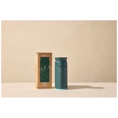 Ocean Bottle 350 ml Brew Flask, waldgrün bedrucken, Art.-Nr. 10075264