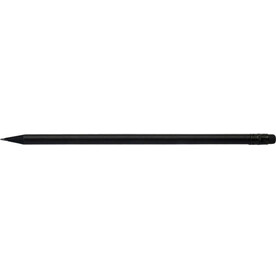 Bleistift komplett schwarz AP531t – schwarz bedrucken, Art.-Nr. AP531t_schwarz