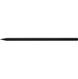 Bleistift komplett schwarz AP532t – schwarz bedrucken, Art.-Nr. AP532t_schwarz