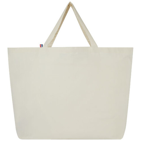 Cannes 200 g/m² Shopper Tragetasche aus recyceltem Material 10L, natur bedrucken, Art.-Nr. 12069606 Cannes 200 g/m² Shopper Tragetasche aus recyceltem Material 10L, natur bedrucken, Art.-Nr. 12069606
