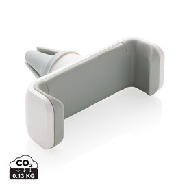 Acar 360° Auto-Handyhalterung aus RCS recyceltem Kunststoff weiß bedrucken, Art.-Nr. P302.803 Acar 360° Auto-Handyhalterung aus RCS recyceltem Kunststoff weiß bedrucken, Art.-Nr. P302.803