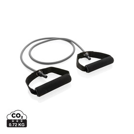 Fitness Resistance-Tube im Etui anthrazit, schwarz bedrucken, Art.-Nr. P320.062 Fitness Resistance-Tube im Etui anthrazit, schwarz bedrucken, Art.-Nr. P320.062