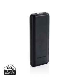 Urban Vitamin Pasadena 20.000mAh 18W PD Powerbank schwarz bedrucken, Art.-Nr. P322.751