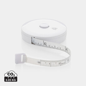 Schneiderband aus RCS recyceltem Kunststoff weiß bedrucken, Art.-Nr. P110.023