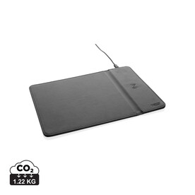 Swiss Peak RCS recyceltes 10W Wireless-Charging PU Mauspad schwarz bedrucken, Art.-Nr. P300.241 Swiss Peak RCS recyceltes 10W Wireless-Charging PU Mauspad schwarz bedrucken, Art.-Nr. P300.241