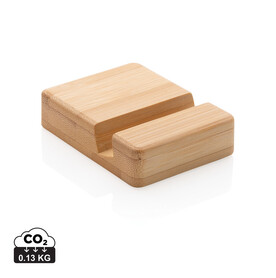 Bambus Smartphone-Halter braun bedrucken, Art.-Nr. P301.359