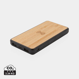 RCS Rplastic 8.000mAh Wireless Powerbank braun bedrucken, Art.-Nr. P322.389 RCS Rplastic 8.000mAh Wireless Powerbank braun bedrucken, Art.-Nr. P322.389