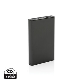Terra 5.000 mAhPowerbank aus RCS recyceltem Aluminium grau bedrucken, Art.-Nr. P322.682 Terra 5.000 mAhPowerbank aus RCS recyceltem Aluminium grau bedrucken, Art.-Nr. P322.682