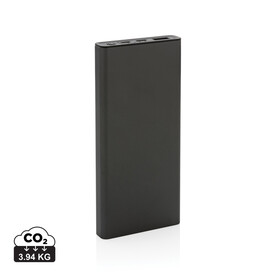 Terra RCS recycelte 18W-Aluminium-Powerbank 10.000mAh grau bedrucken, Art.-Nr. P322.692 Terra RCS recycelte 18W-Aluminium-Powerbank 10.000mAh grau bedrucken, Art.-Nr. P322.692