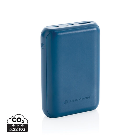 Urban Vitamin Alameda 10.000mAh 18W PD Powerbank blau bedrucken, Art.-Nr. P322.705
