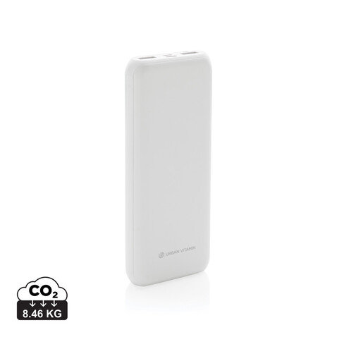 Urban Vitamin Pasadena 20.000mAh 18W PD Powerbank weiß bedrucken, Art.-Nr. P322.753