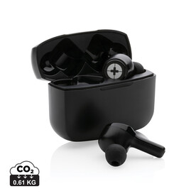 Swiss Peak TWS ANC Earbuds schwarz bedrucken, Art.-Nr. P329.361 Swiss Peak TWS ANC Earbuds schwarz bedrucken, Art.-Nr. P329.361