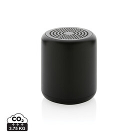 5W Wireless Speaker aus RCS recyceltem Kunststoff schwarz bedrucken, Art.-Nr. P329.851 5W Wireless Speaker aus RCS recyceltem Kunststoff schwarz bedrucken, Art.-Nr. P329.851