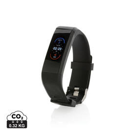 Sense Fit Tracker aus RCS recyceltem TPU mit Pulsmesser schwarz bedrucken, Art.-Nr. P330.811 Sense Fit Tracker aus RCS recyceltem TPU mit Pulsmesser schwarz bedrucken, Art.-Nr. P330.811