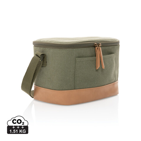 Impact AWARE™ rCanvas 6-Pack Kühltasche grün bedrucken, Art.-Nr. P422.427