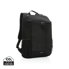 Swiss Peak AWARE™ 1200D Deluxe Kühlrucksack schwarz bedrucken, Art.-Nr. P422.431