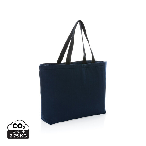 Impact Aware™ 285g/m² große, ungefärbte Rcanvas-Kühltasche navy blau bedrucken, Art.-Nr. P422.489