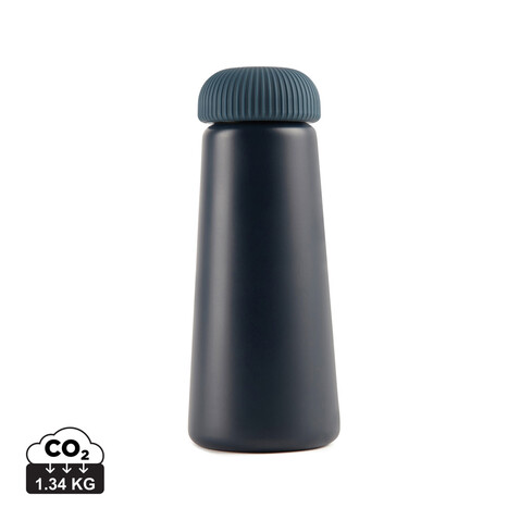 VINGA Erie 450ml Vakuumflasche aus RCS recyceltem Stahl blau bedrucken, Art.-Nr. V430015