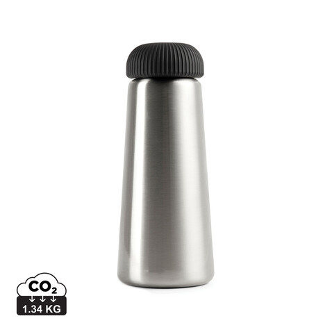VINGA Erie 450ml Vakuumflasche aus RCS recyceltem Stahl silber bedrucken, Art.-Nr. V430012