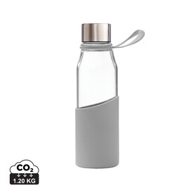 VINGA Lean Glasflasche grau bedrucken, Art.-Nr. 50962