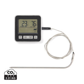 VINGA Hays Thermometer schwarz bedrucken, Art.-Nr. 5124