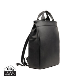VINGA Bermond Rucksack aus RCS recyceltem PU schwarz bedrucken, Art.-Nr. V703001 VINGA Bermond Rucksack aus RCS recyceltem PU schwarz bedrucken, Art.-Nr. V703001