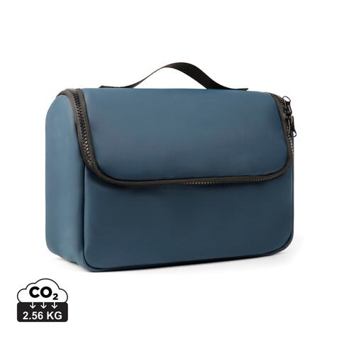 VINGA Baltimore Reise-Kosmetiktasche navy blau bedrucken, Art.-Nr. V820025