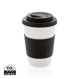 Wiederverwendbarer Kaffeebecher 270ml schwarz bedrucken, Art.-Nr. P432.671 Wiederverwendbarer Kaffeebecher 270ml schwarz bedrucken, Art.-Nr. P432.671