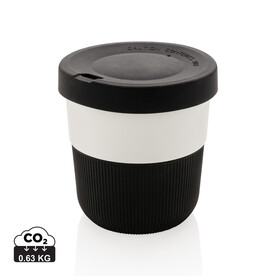 PLA Cup Coffee-To-Go 280ml schwarz bedrucken, Art.-Nr. P432.891 PLA Cup Coffee-To-Go 280ml schwarz bedrucken, Art.-Nr. P432.891