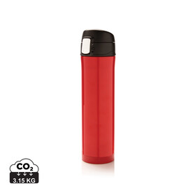 Easy Lock Vakuum Flasche rot, schwarz bedrucken, Art.-Nr. P433.994 Easy Lock Vakuum Flasche rot, schwarz bedrucken, Art.-Nr. P433.994