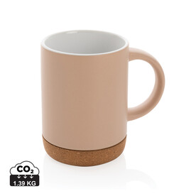 Keramikbecher mit Korkboden, 280ml braun bedrucken, Art.-Nr. P434.088 Keramikbecher mit Korkboden, 280ml braun bedrucken, Art.-Nr. P434.088