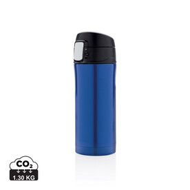 Easy-Lock Vakuum-Becher aus RCS recyceltem Stainless-Steel blau bedrucken, Art.-Nr. P435.065 Easy-Lock Vakuum-Becher aus RCS recyceltem Stainless-Steel blau bedrucken, Art.-Nr. P435.065