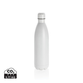 Solid Color Vakuum Stainless-Steel Flasche 1L weiß bedrucken, Art.-Nr. P436.913
