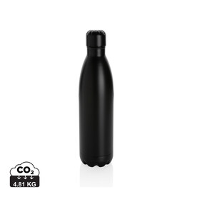 Solid Color Vakuum Stainless-Steel Flasche 750ml schwarz bedrucken, Art.-Nr. P436.931