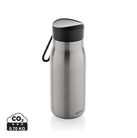 Avira Ain 150ml Reiseflasche aus RCS rec. Stainless-Steel silber bedrucken, Art.-Nr. P438.052