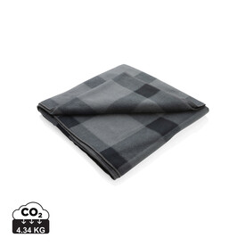 Weiche karierte Fleece-Decke anthrazit bedrucken, Art.-Nr. P459.052 Weiche karierte Fleece-Decke anthrazit bedrucken, Art.-Nr. P459.052