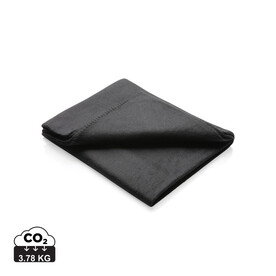 Fleece-Decke im Etui schwarz bedrucken, Art.-Nr. P459.061 Fleece-Decke im Etui schwarz bedrucken, Art.-Nr. P459.061