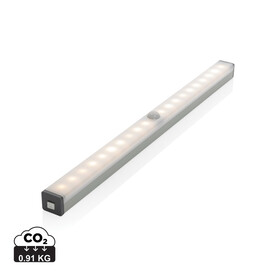 Wiederaufladbare LED Leiste mit Bewegungssensor, groß silber bedrucken, Art.-Nr. P513.032 Wiederaufladbare LED Leiste mit Bewegungssensor, groß silber bedrucken, Art.-Nr. P513.032