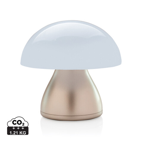 Luming wiederaufladbare USB-Tischlampe aus RCS Kunststoff Bronze bedrucken, Art.-Nr. P513.749